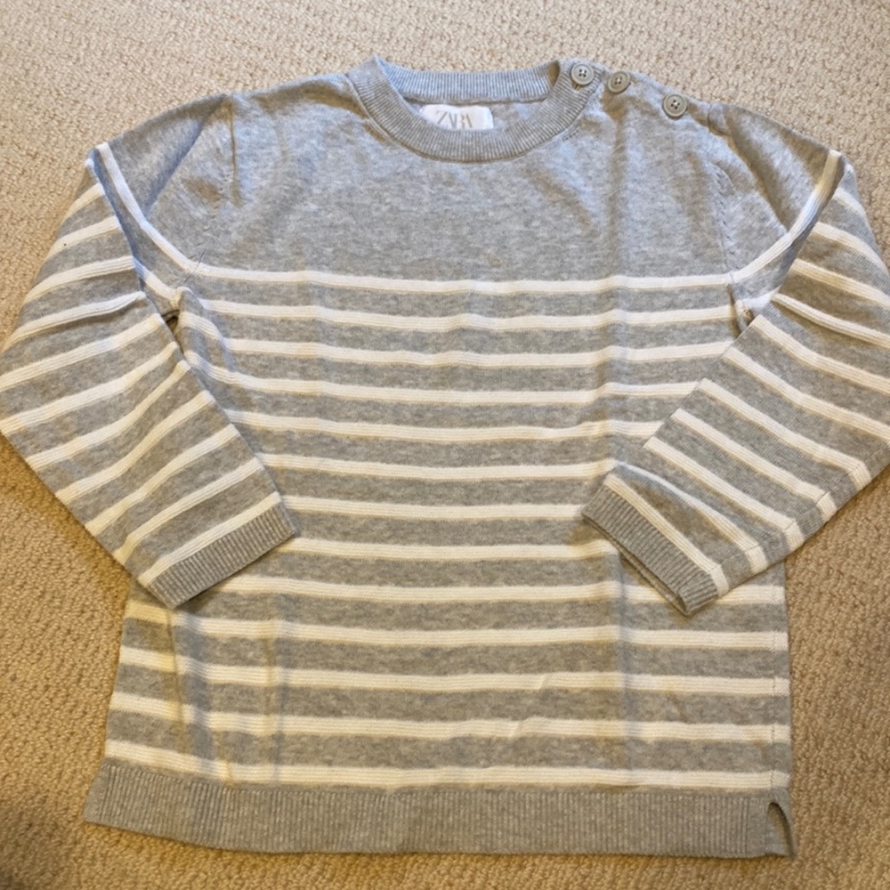 Zara boys striped sweater